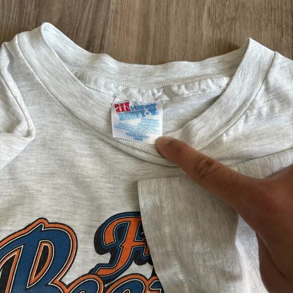 Vintage Harley Davidson Drag Racing T-Shirt Men's Size L Gray 1995 Beetle Bailey - Picture 3 of 6